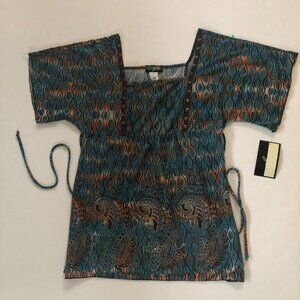 JTB Square Neck Top Medium NWT